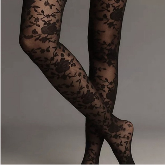 Secret Treasures Accessories - fashion tights with flower design as seen on picture five NEW